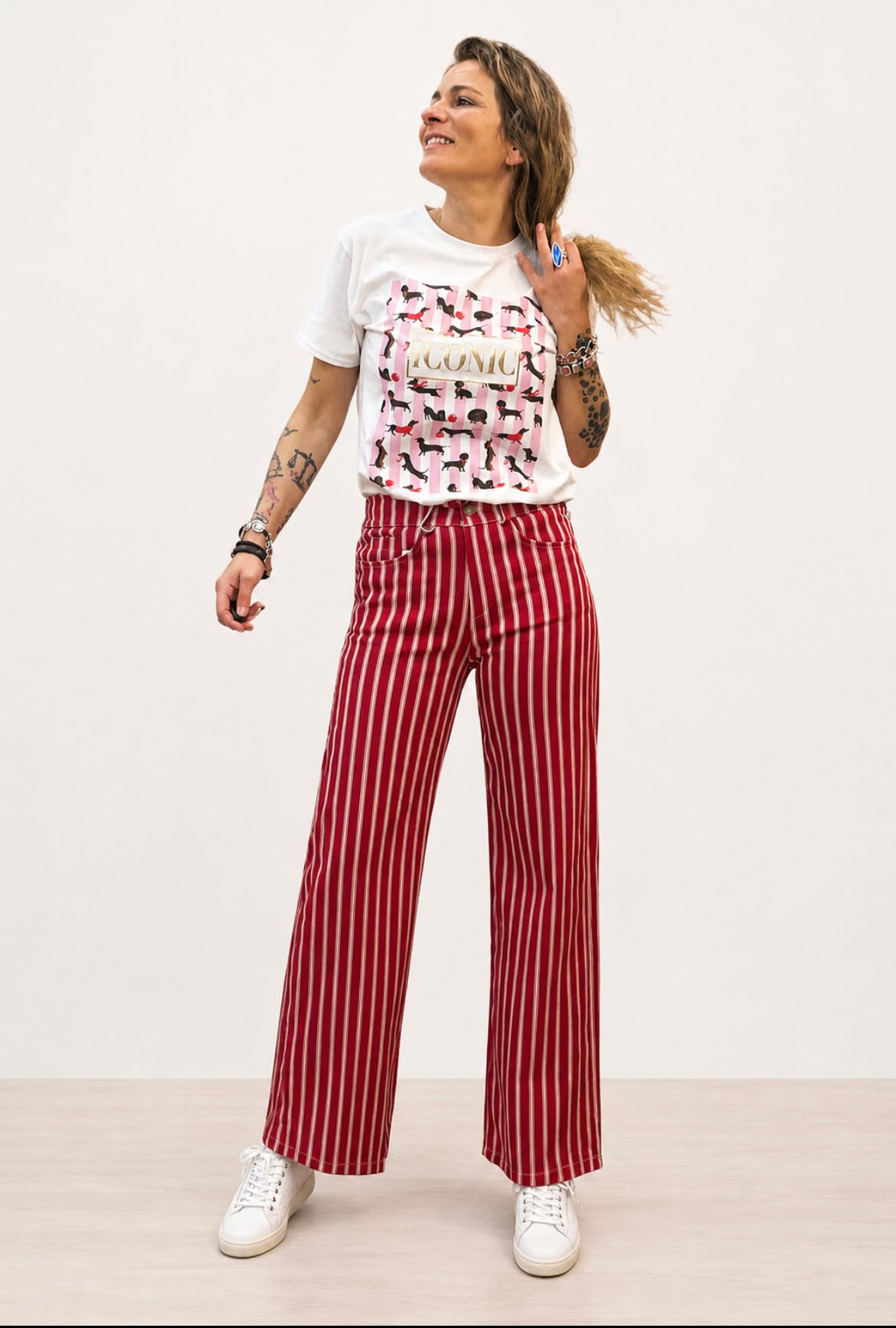 Pantalon mil rayas