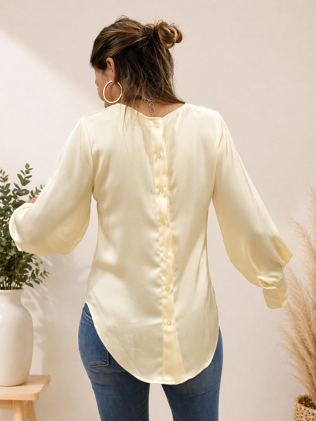 Blusa Raso botones