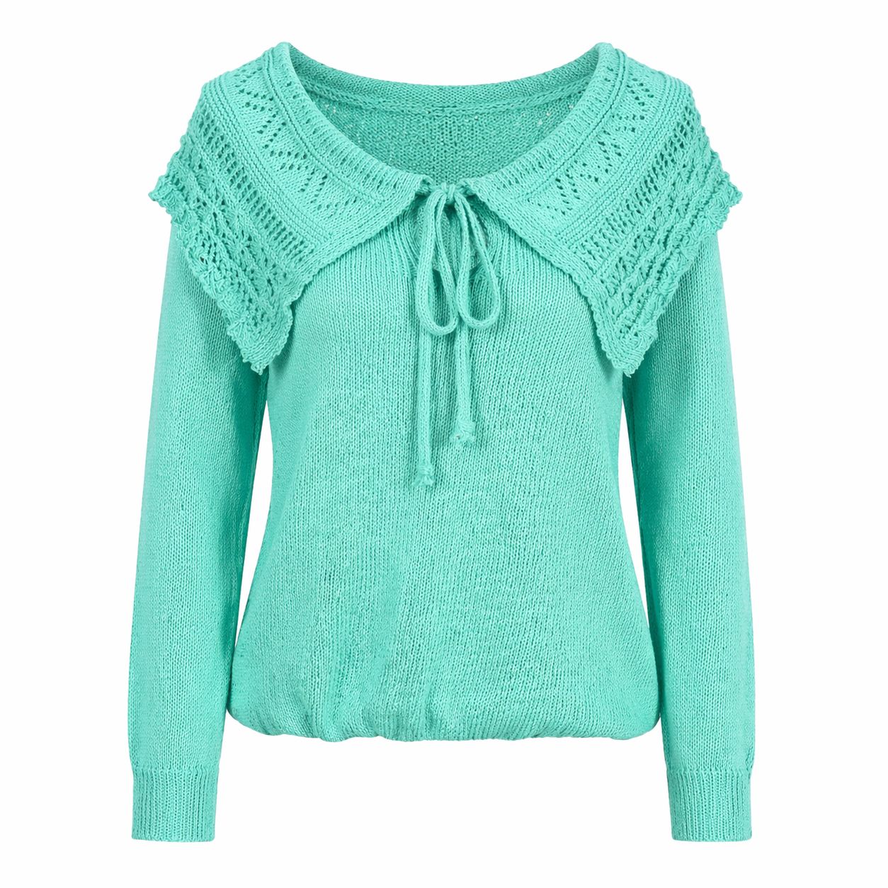 Bib knit jumper