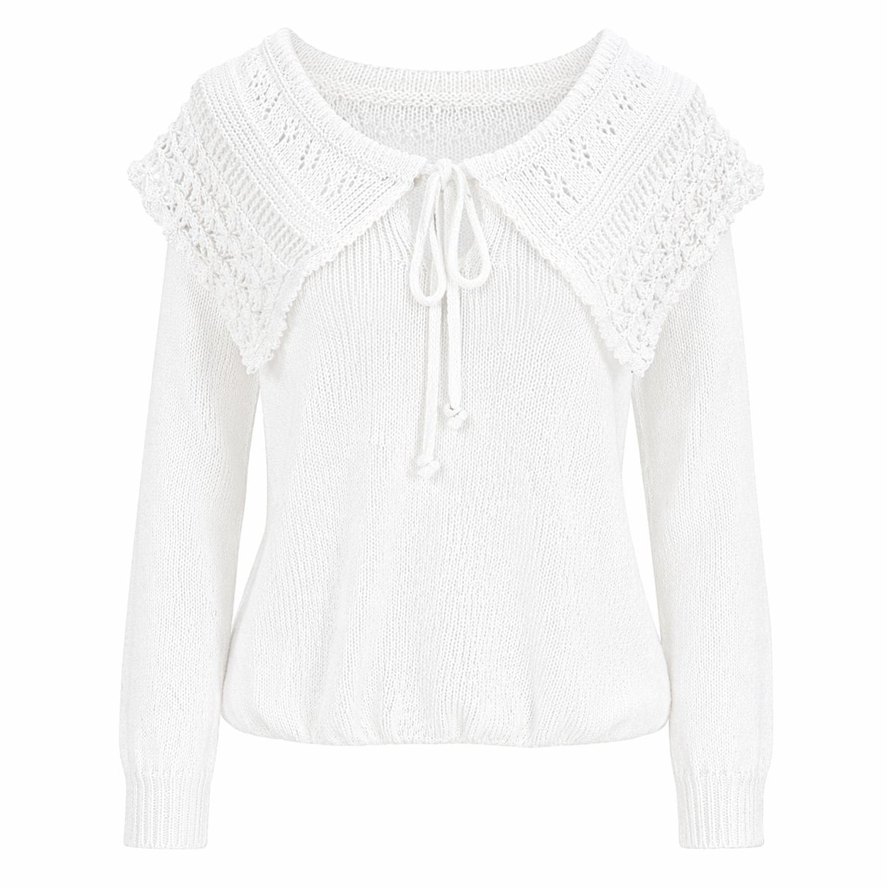 Bib knit jumper