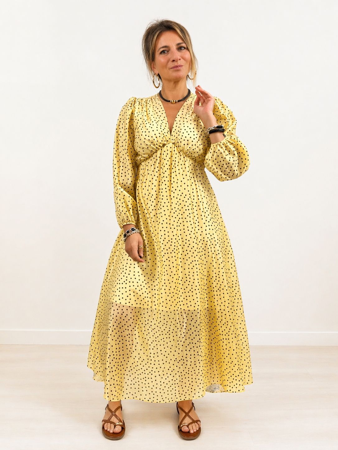 Vestido topos vapo