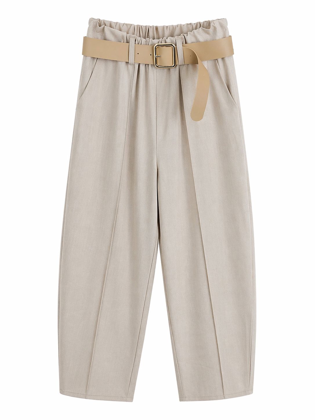 Belted trousers