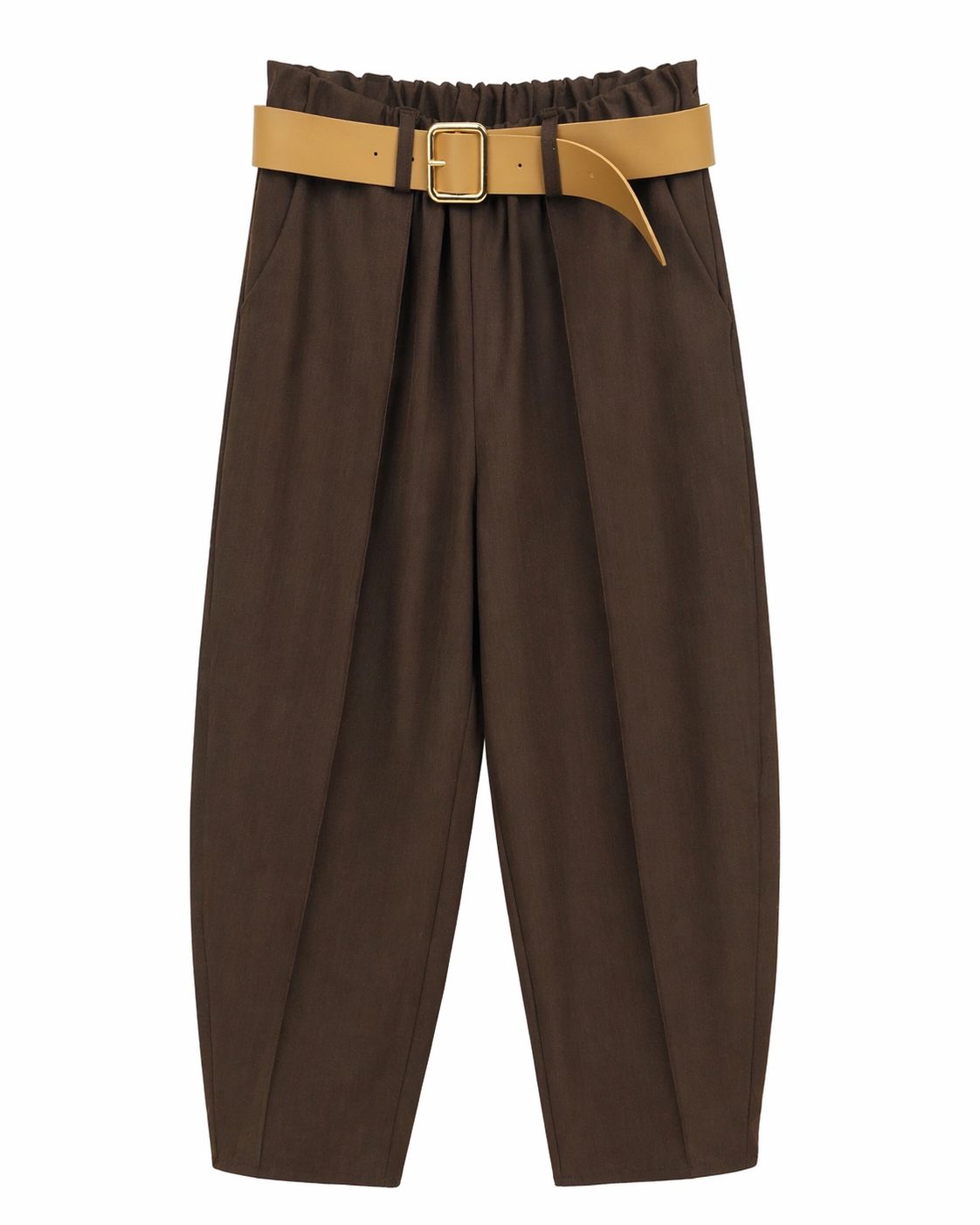 Belted trousers