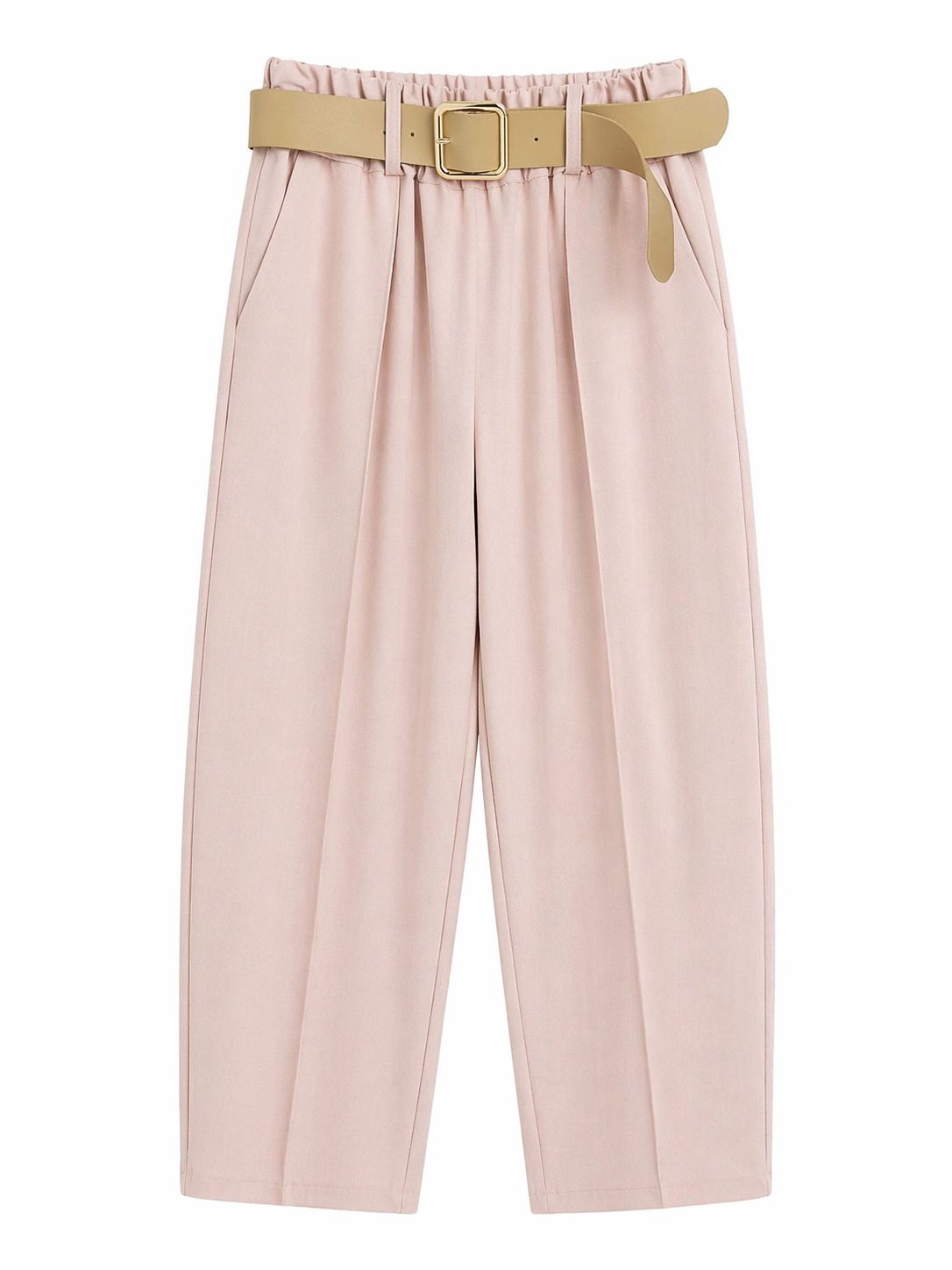 Belted trousers