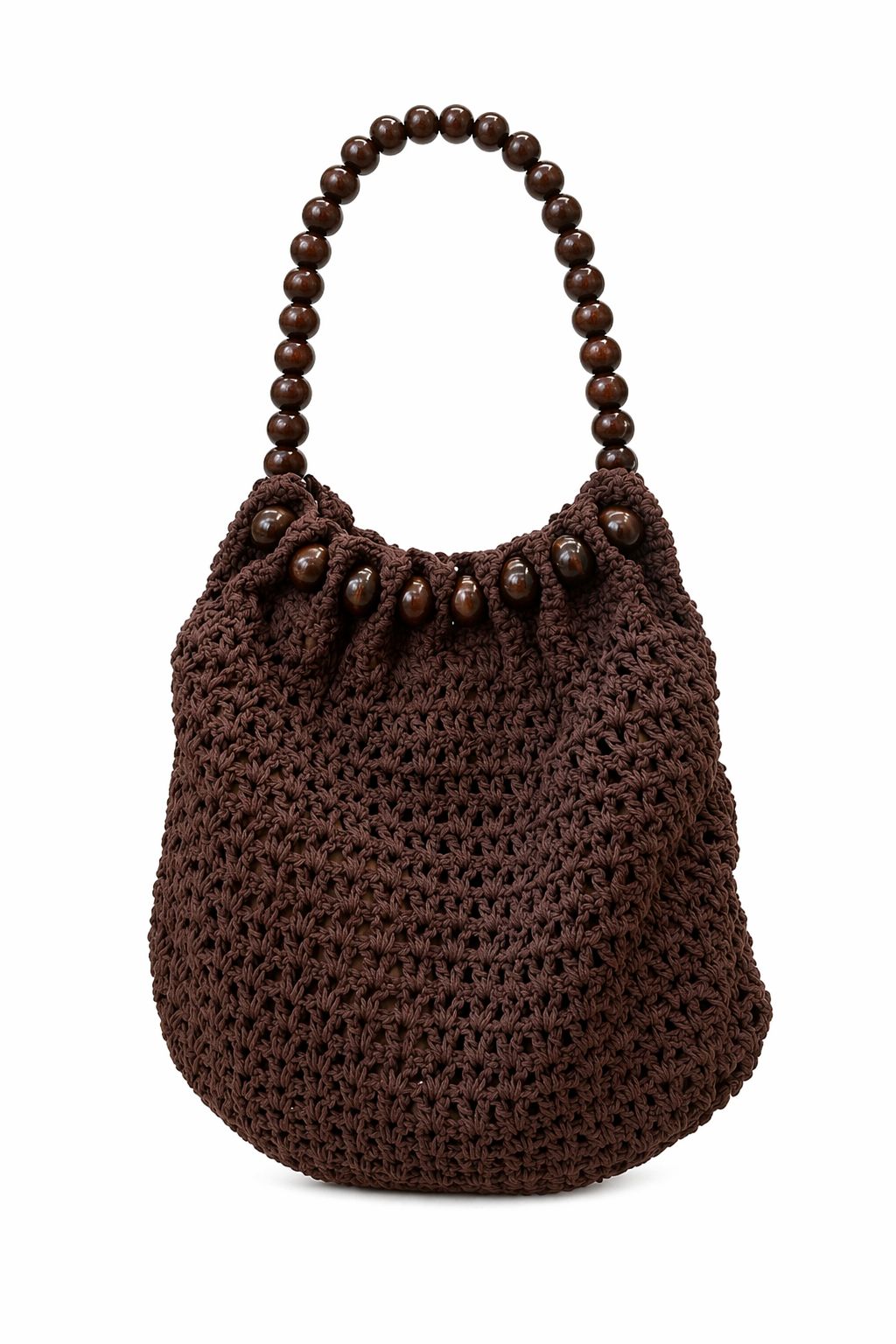 Crochet bag with ball handle - Martina