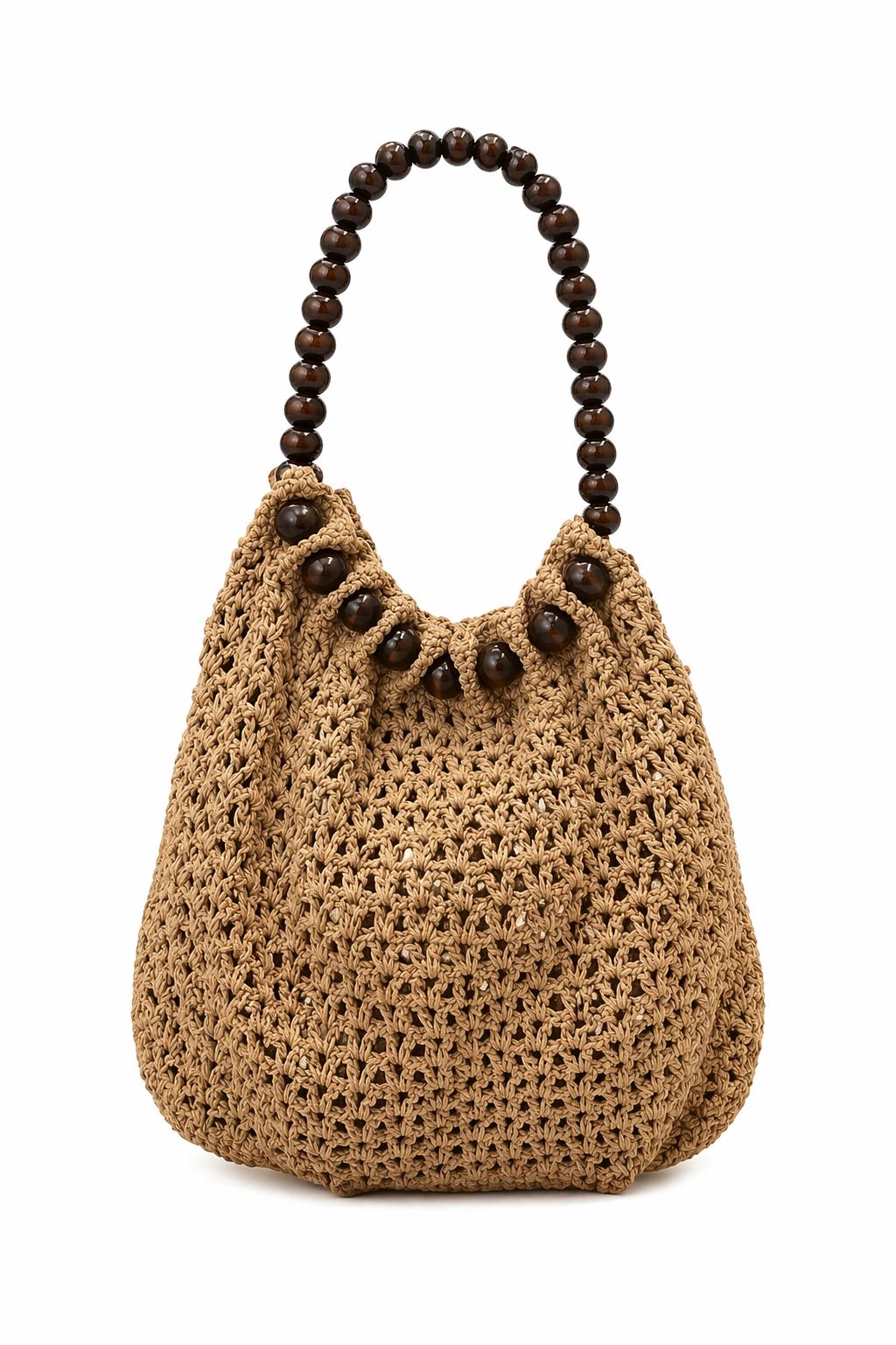 Crochet bag with ball handle - Martina