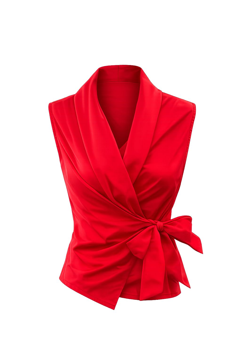 Blusa lazo algodón