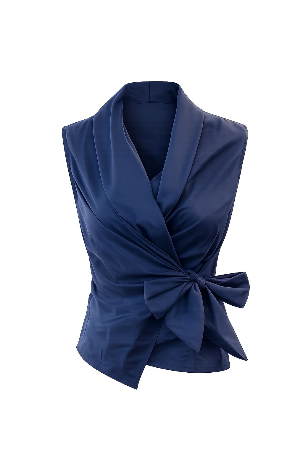Blusa lazo algodón