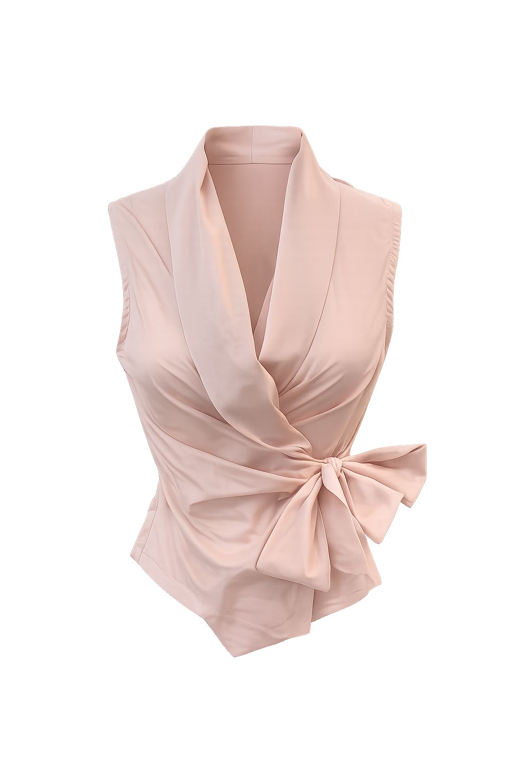 Blusa lazo algodón